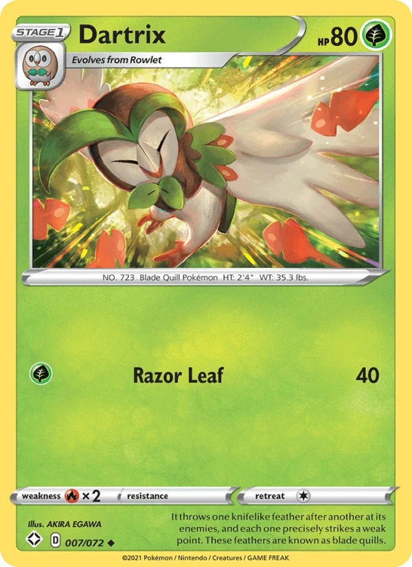 Dartrix Reverse Holo #7