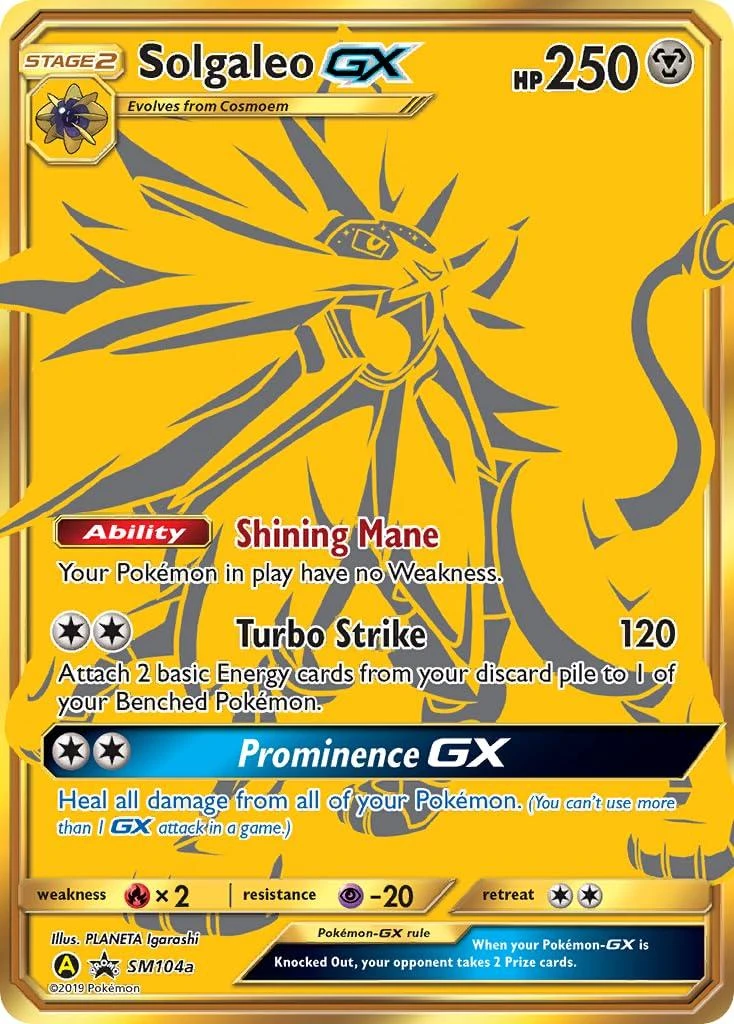 Solgaleo Gx Sm104a