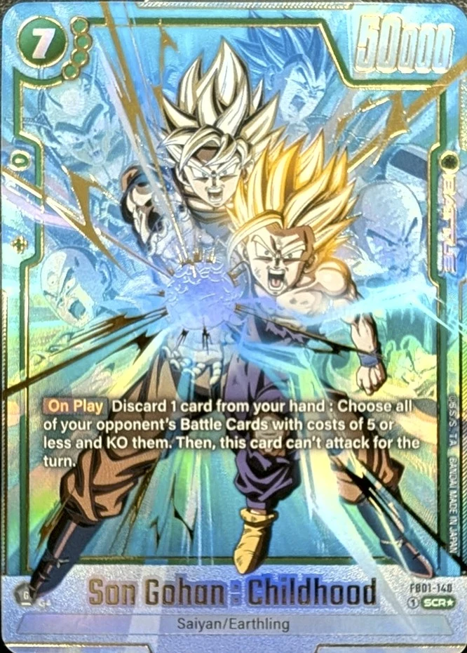 Son Gohan : Childhood [Alternate Art] #FB01-140