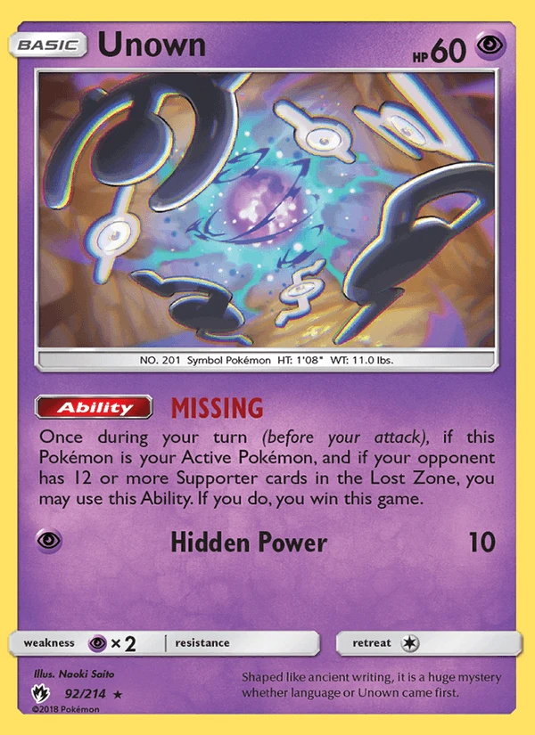 Unown #92