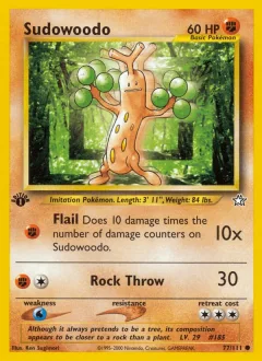 Sudowoodo 1st Edition