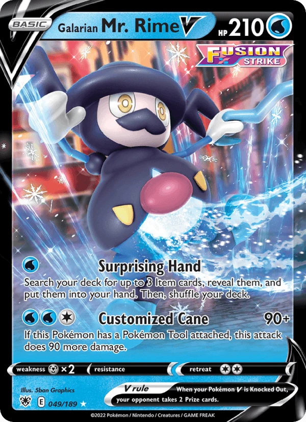 Galarian Mr Rime V #49