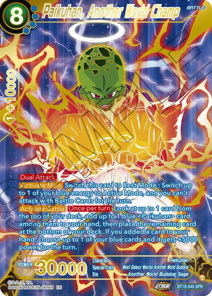 Paikuhan, Another World Champ [SPR] #BT18-040