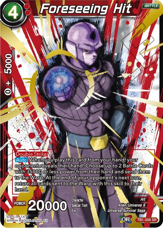Foreseeing Hit [Alternate Art] #TB1-008
