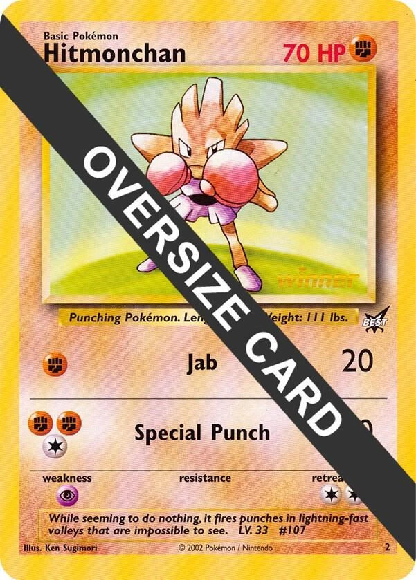 Hitmonchan Jumbo Winner #2