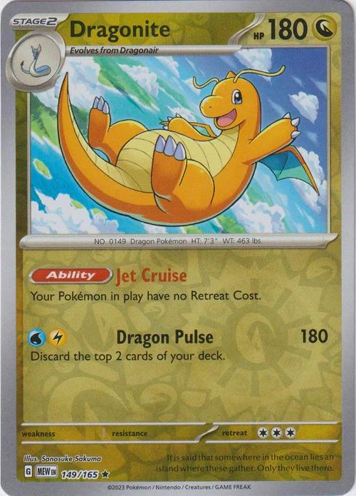 Dragonite Reverse #149
