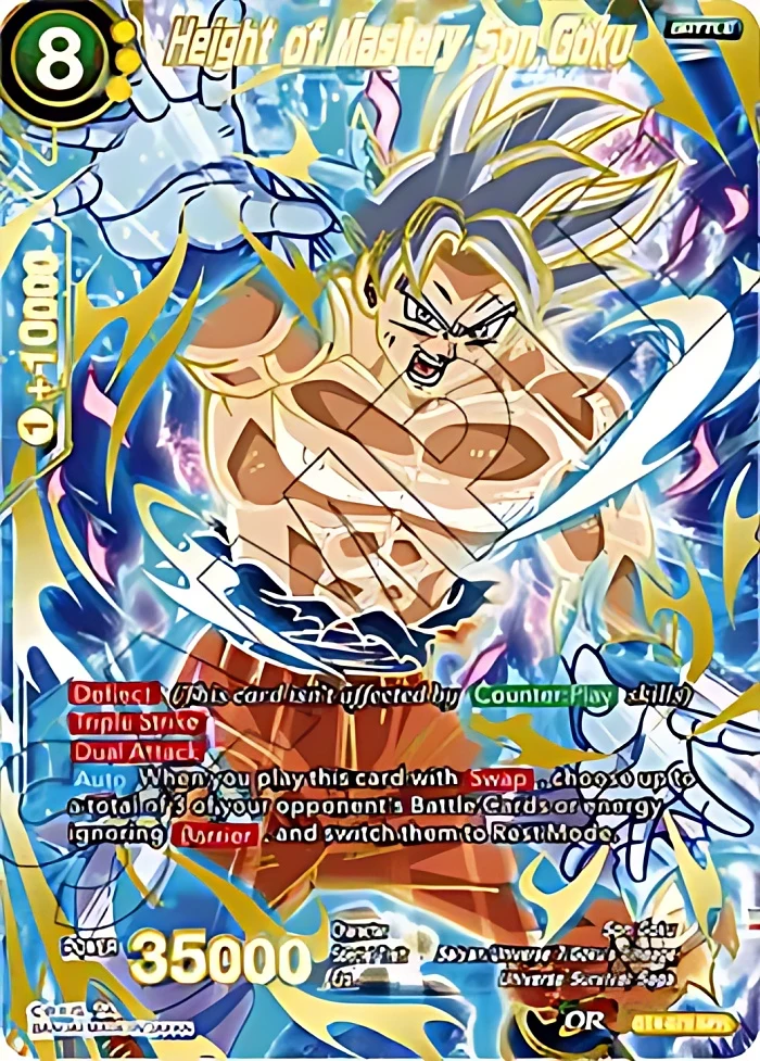 Height of Mastery Son Goku [SPR] #BT4-075