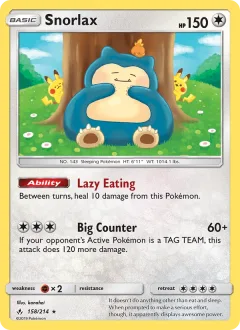 Snorlax Reverse Holo