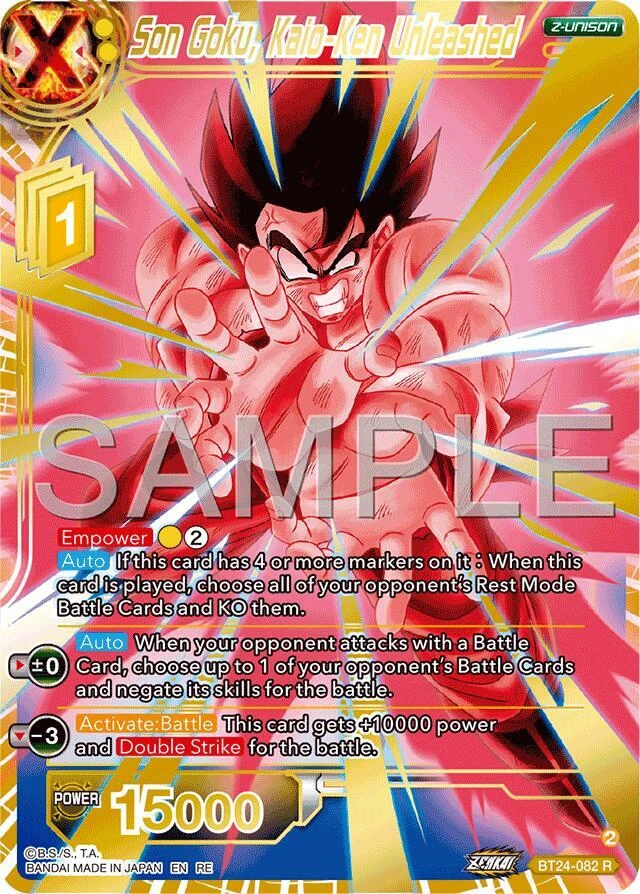 Son Goku, Kaio-Ken Unleashed [Reprint] #BT24-082