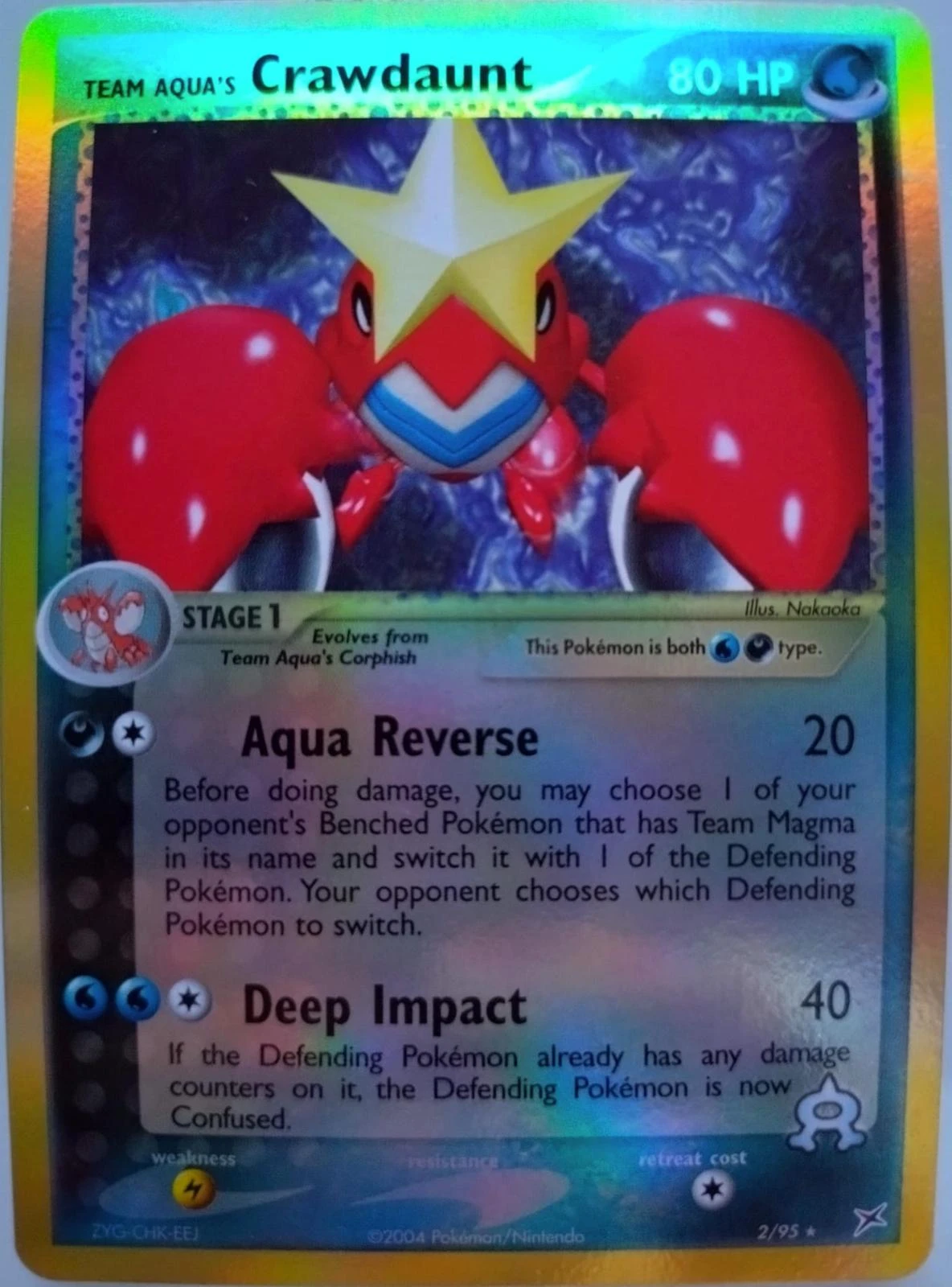 Crawdaunt Reverse Holo #2