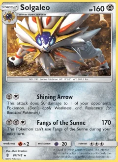 Solgaleo Reverse Holo