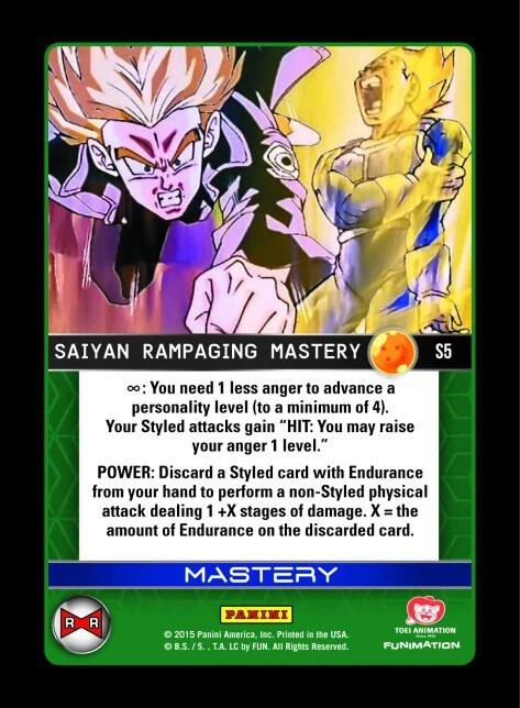 Saiyan Rampaging Mastery [High Tech Foil] #S5