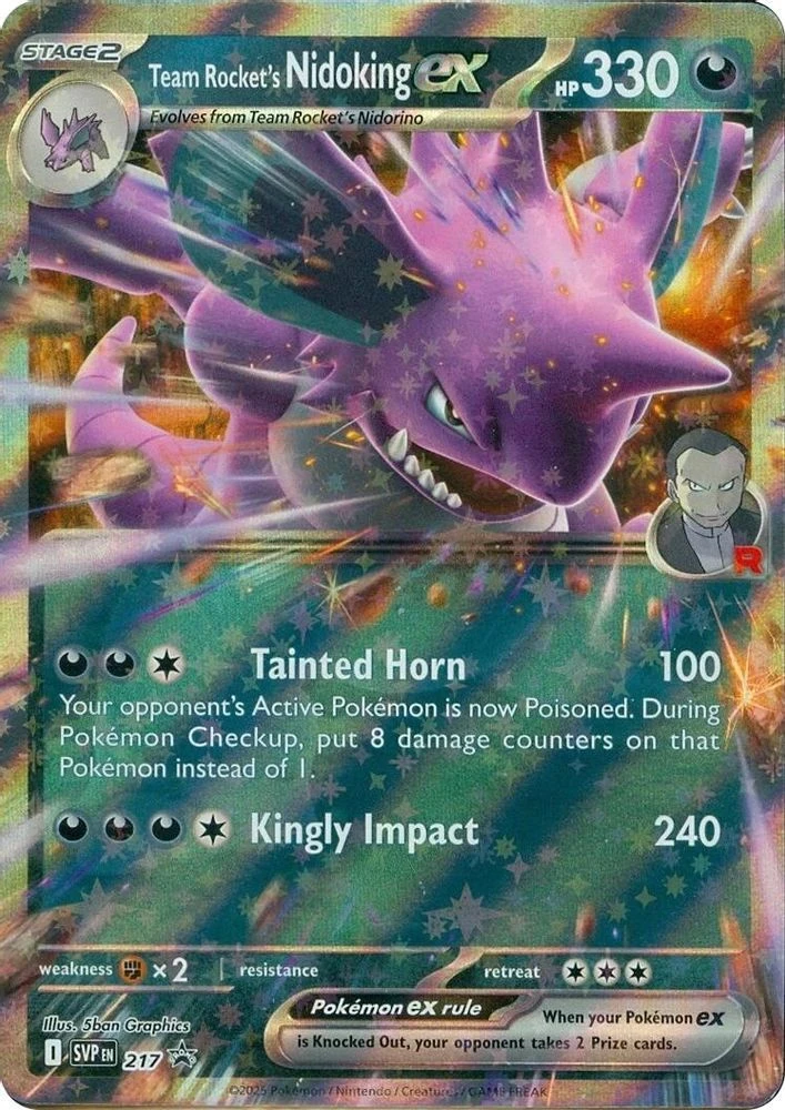 Team Rocket's Nidoking Ex #217