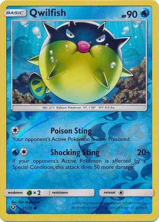 Qwilfish Reverse Holo #21