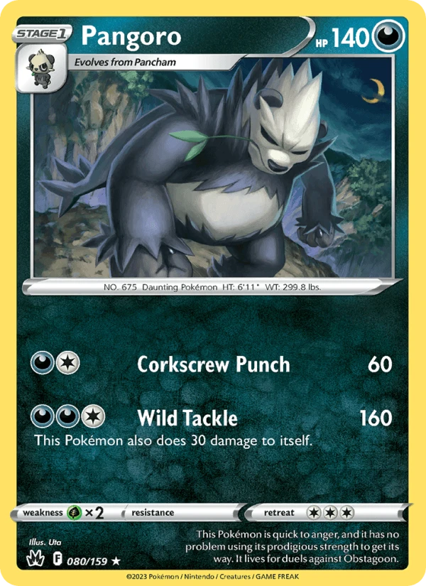 Pangoro Reverse Holo #80