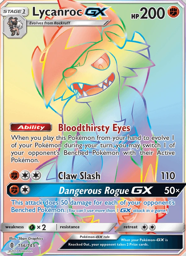 Lycanroc Gx #156