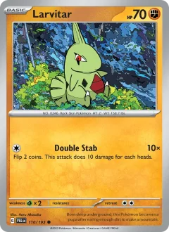 Larvitar Cosmos Holo