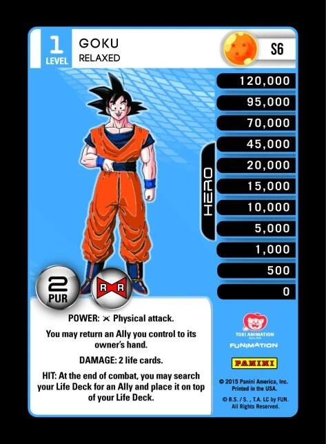 Goku - Relaxed [High Tech Foil] #S6