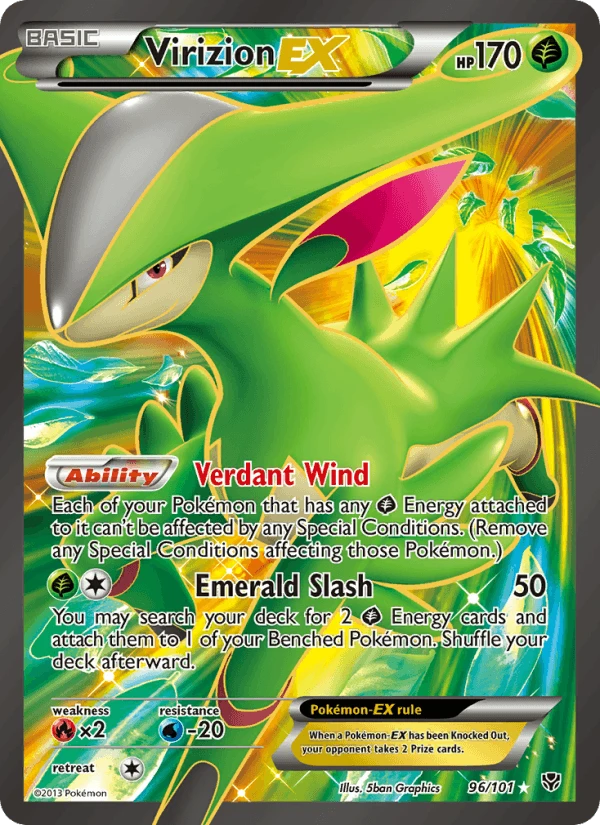 Virizion Ex #96