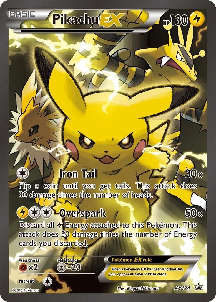 Pikachu Ex Jumbo Xy124
