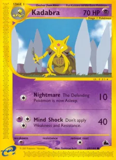 Kadabra Reverse Holo
