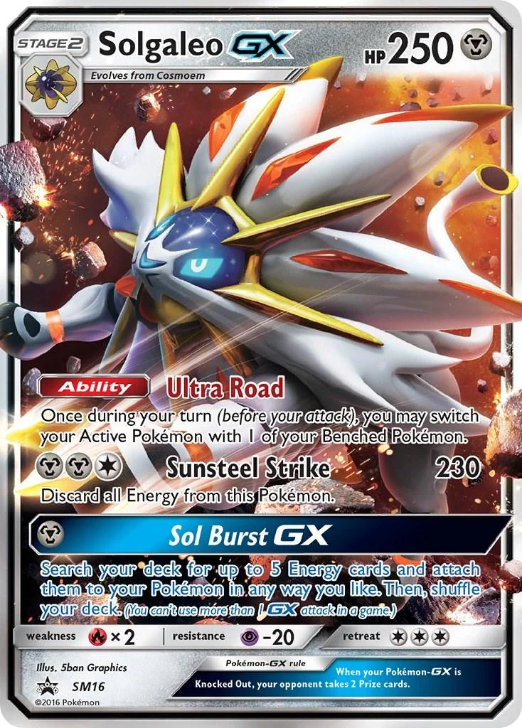 Solgaleo Gx Sm16