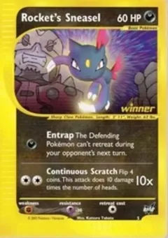 Rocket's Sneasel Winner