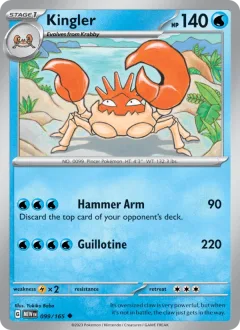 Kingler Reverse Holo