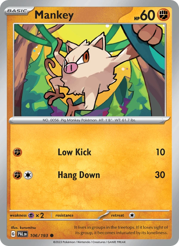 Mankey #106