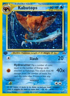 Kabutops 1st Edition