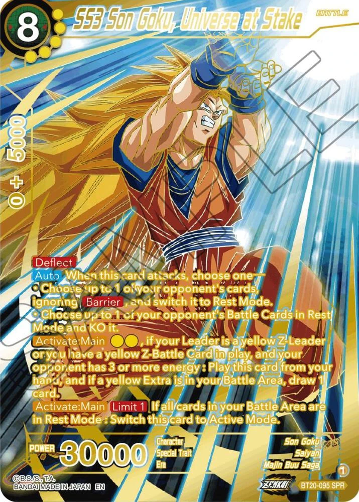 SS3 Son Goku, Universe at Stake [SPR] #BT20-095