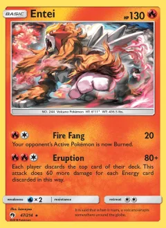 Entei Reverse Holo