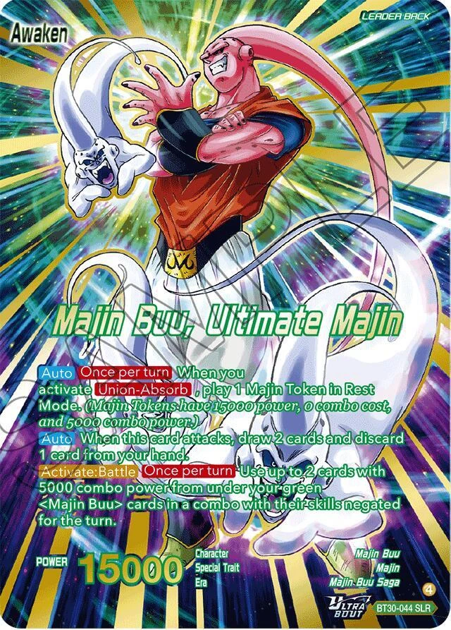 Majin Buu // Majin Buu, Ultimate Majin [SLR] #BT30-044