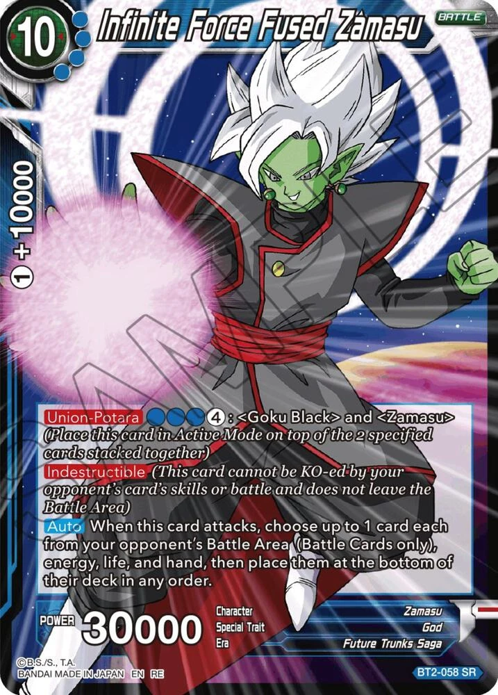 Infinite Force Fused Zamasu [Reprint] #BT2-058