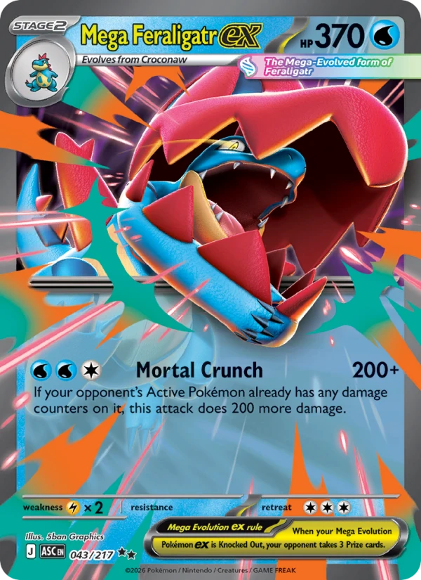 Mega Feraligatr ex #43