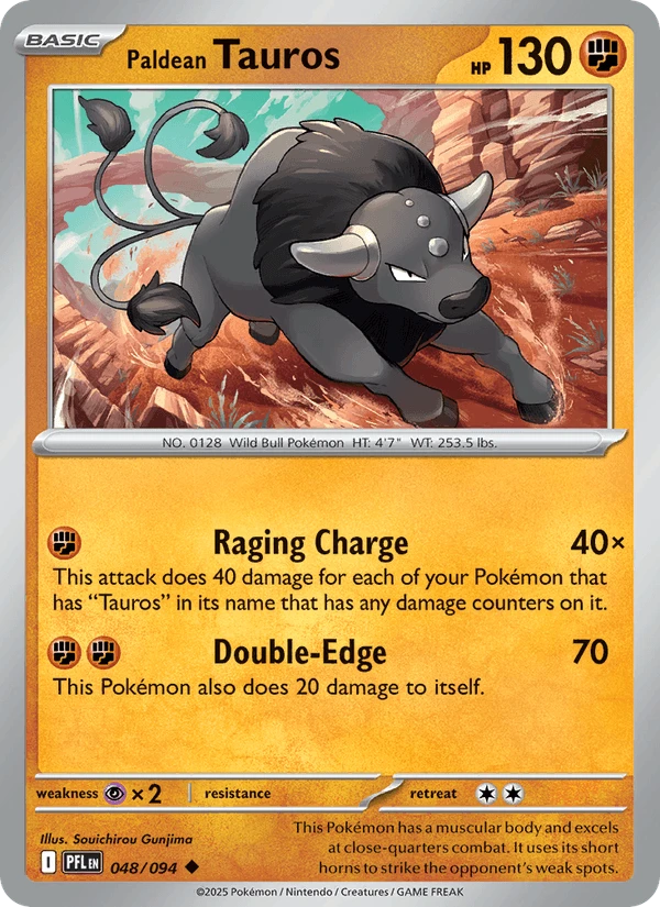 Paldean Tauros #48