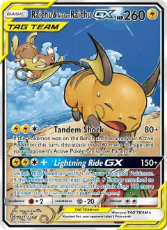 Raichu & Alolan Raichu Gx
