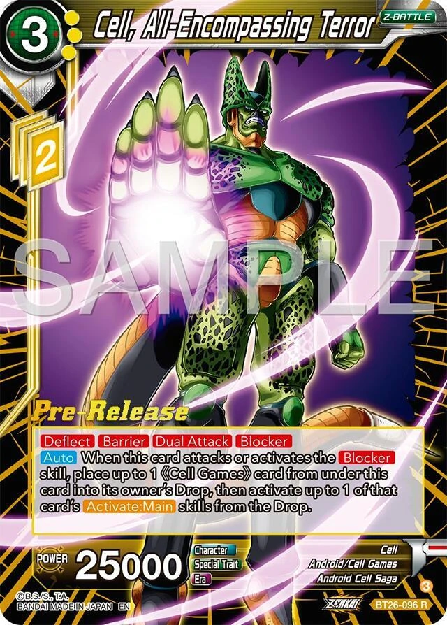 Cell, All-Encompassing Terror [Pre-Release] #BT26-096