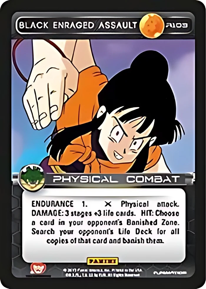 Black Enraged Assault #R103