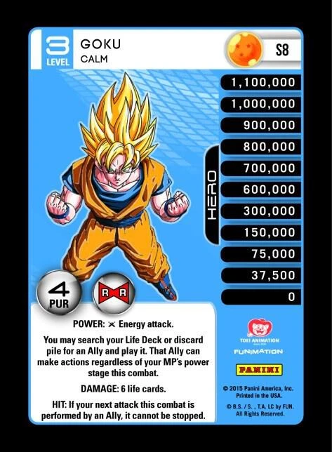 Goku - Calm [High Tech Foil] #S8