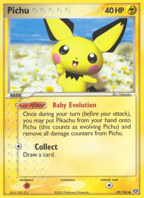 Pichu Reverse Holo
