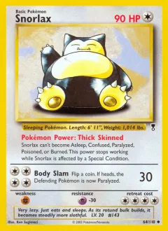Snorlax Reverse Holo