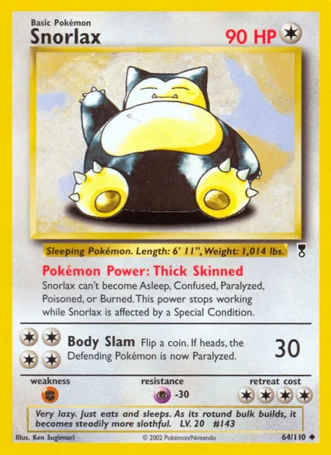 Snorlax Reverse Holo