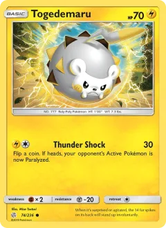 Togedemaru Reverse Holo