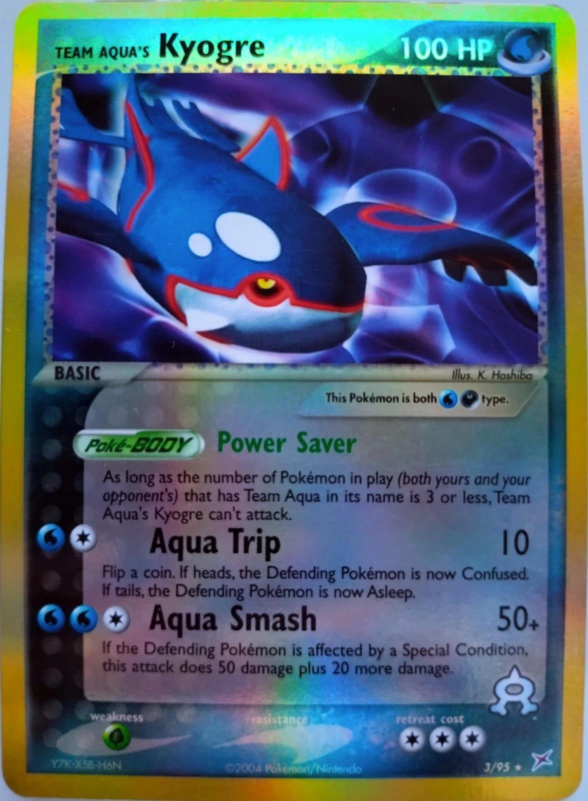 Kyogre Reverse Holo #3