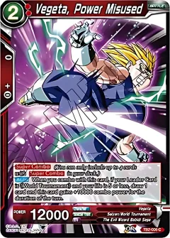 Vegeta, Power Misused [Tournament Promo]