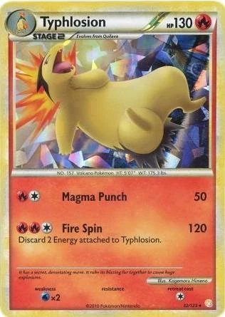 Typhlosion Cracked Ice #32