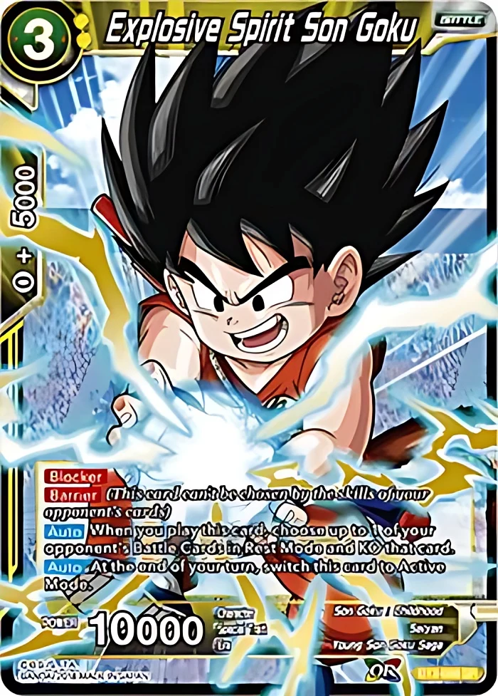Explosive Spirit Son Goku #BT3-088