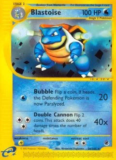 Blastoise For Position Only