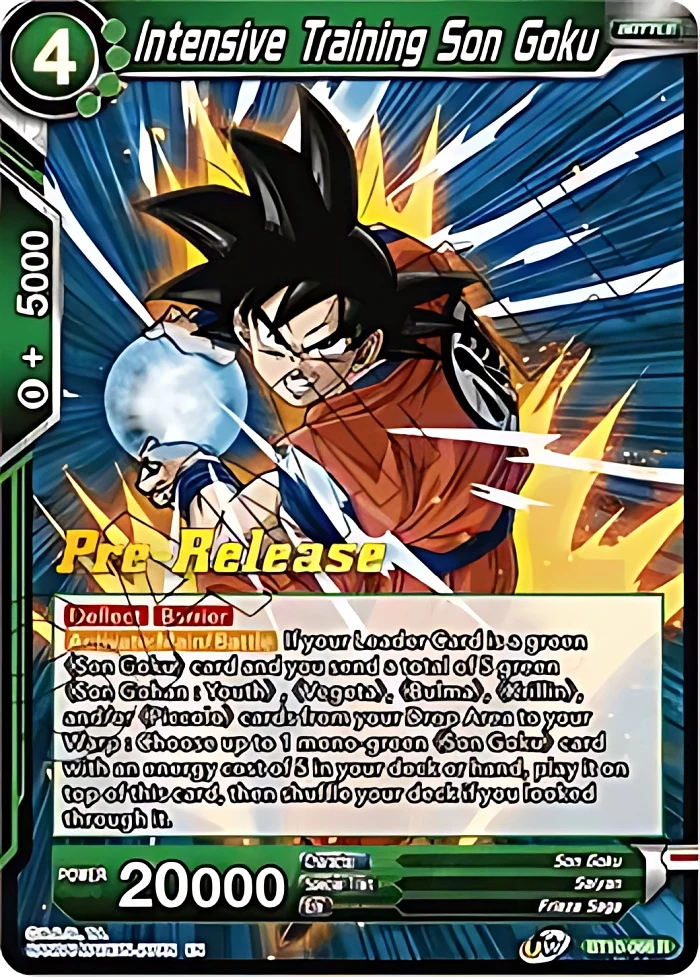 Intensive Training Son Goku [Pre-Release] #BT10-066